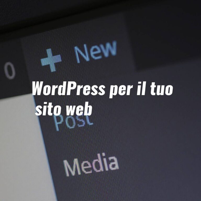 WordPress per il tuo sito web